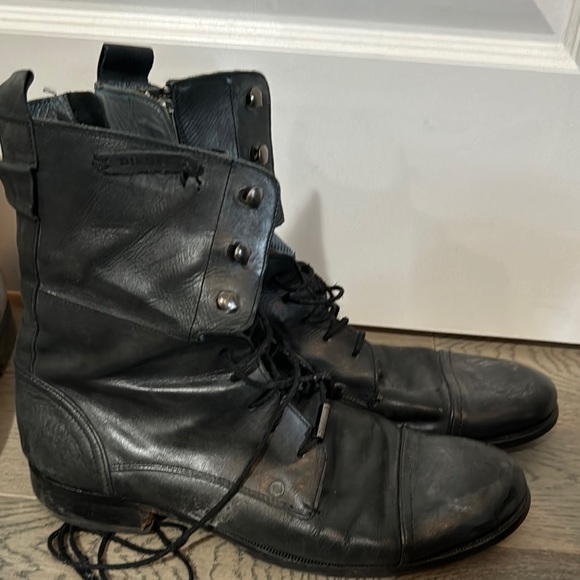 Lot of 3 size 13 diesel Men's Leather Boots - Picture 3 of 4